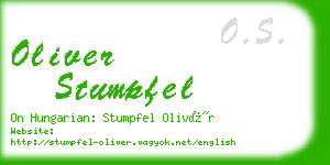 oliver stumpfel business card